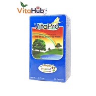VitaPro โปรตีนสกัดจากถั่วเหลือง+วิตามินรวม+น้ำมันปลา Isolated Soy Protein+Mulivitamin+Fish Oil ขนาด 30 แคปซูล