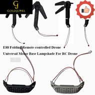 [MDJ]  Folding Remote-controlled Drone Lampshade, Black 10 Styles Motor Base, E88pro Quadrotor Spare