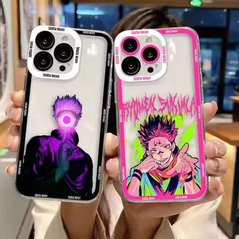 J-Jujutsu K-Kaisen Satoru Gojo Clear Phone Case For OPPO A6X A98 A79 A78 A74 A60 A58 A57 A55 A54 A53