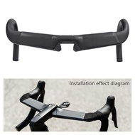 WDLight Carbon Bike Handlebars Road Bicycle Integrated Bars Stem 400/420/440mm