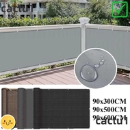 CACTU Balcony Shade Cloth, Waterproof 3/5/6M Sun Shading Sails, Thicken Balcony Privacy Screen Cloth