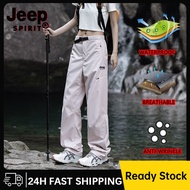 JEEP SPIRIT Outdoor Hiking Pants for Women, Waterproof and Breathable Hiking Pants