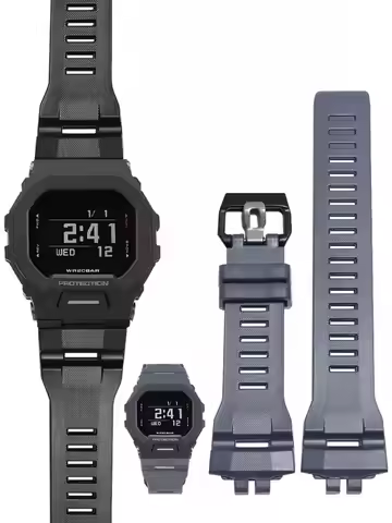 Men's Sports Watch Bracelet Resin Watch Strap for Casio G-SHOCK Series 3506 GBD-200-1AGBD-200RD-4 De