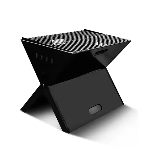 Double Triangel X-Type Foldable Korean style Easy Assemble Clean BQ Garden Camping Outdoor Portable 