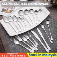 Stainless Steel Anti Rust Chopsticks forks Spoons Knives Thickening Tableware  Cutlery set Sudu Garfu Dinnerware 不锈钢餐具