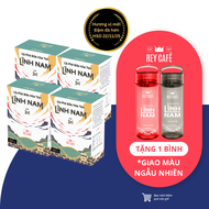 Combo 4 hộp Cà Phê Sữa Hòa Tan LĨNH NAM 3IN1 (Hộp 15 gói x 16g) - Instant Coffee - Vị đậm đà Hương l