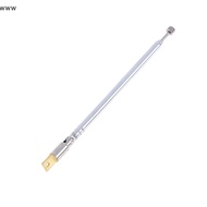 1pcs 37cm 5 Section telescopic Stainless Steel Universal FM Radio Antenna