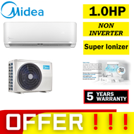 [SELANGOR INSTALLATION] Midea MSMF-13CRN8/MSMF-10CRN8  1.5HP/1.0HP R32 Non-Inverter Air Conditioner 