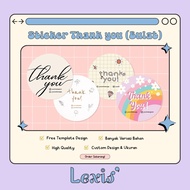 ROUND THANK YOU SEAL STICKER THANK YOU PACKAGING SEAL STICKER CHROMO LABEL THANK YOU STICKER