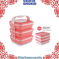 Rantang Makanan Tupperware - Rantang Tupperware Picnic Set Trio Bonus