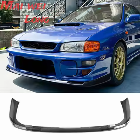 Car Front Lip Bumper Splitter Lip Lower Spoiler Cover Guard For Subaru Impreza WRX STI 1997-2001