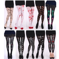Halloween Spider Web Skeleton Pantyhose | Size 10-17