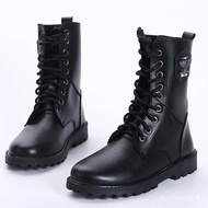 KY-DChildren's Shoes Dr. Martens Boots Student Military and Tactical Boots Boy's Leather Boots Girls' Boots Spring Mediu