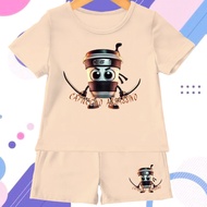 Tung Tung sahur Capuccino assassino shirt Children's suit/ baju budak lelaki set
