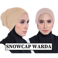 Inner Warda Snowcap Material Cotton Premium Anak Tudung Scarf Ciput Serkup Kepala Inner Rambut Snow 
