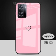 Softcase Glas Kaca For OPPO A77S - B42 - Casing Hp For OPPO A77S -  Pelindung hp - Case Handphone - 
