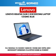LENOVO Ideapad Slim 3 83K100CNMJ Laptop - 15.3" WUXGA/I5-13420H/16GB D5/512GB SSD/W11+HNS