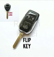 Casing Kunci Lipat Flip Key Toyota Grand New Avanza Xenia 2 Tombol