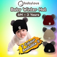 Korean Style Baby Hat Baby Beanie Topi Bayi Budak Kids Winter Snow Hat Boy Girl Fashion Knit Cap Cut