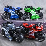 Motorcycle Model Toy Miniature Mini Motorcycle Model Portable Toy Inertia Simulation Motorcycle Toy 
