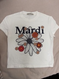 Mardi Mercredi 白色印花短袖Tee