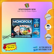ORIGINAL - Hasbro Monopoly Super Electronic Banking Board Game Tap Technology 2-6 Players Board Game