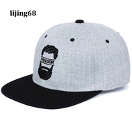 Lijing Original Hip Hop Cap Men Women Vintage Embroidery Character Baseball Caps Flat Brim Snapback Hats Trucker Cap Sun Cap