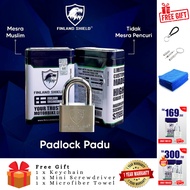 [READY STOCK] Finland Shield Padlock / Padlock Motor [3X FREE GIFT] 100% Original Berbaloi