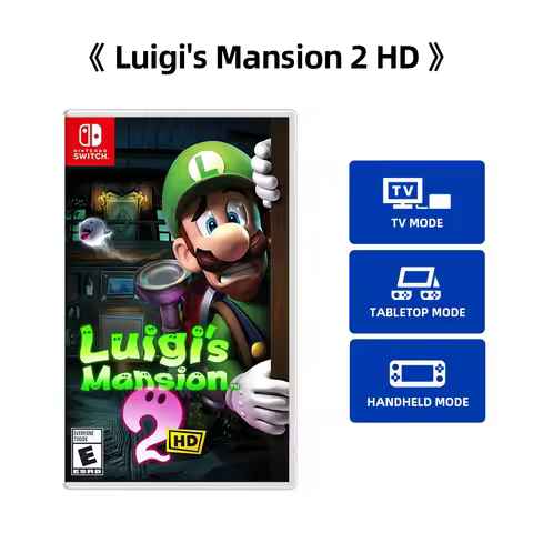Luigi's Mansion 2 HD - Nintendo Switch Game Deals Original Physical Game Card Adventure Genre for Ni