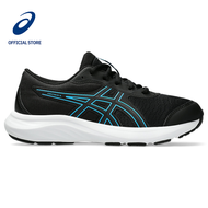 ASICS CONTEND 9 GS KIDS RUNNING SHOES IN BLACK/DIGITAL AQUA