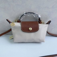 สินค้ามีพร้อมส่งที่ไทย Longchamp Le Pliage Top Hand Pouch crossbody bag mini กระเป๋าถือ handbag มาพร