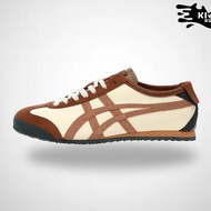 โอนิซึกะ Tiger MEXICO 66 Sneakers Unisex Tan/Cream Shoes รองเท้าผ้าใบชาย