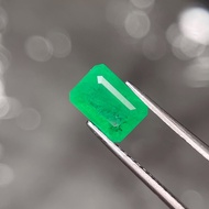 1.72 Ctw Lab Grown Colombian Emerald (Hydrothermal) Octagon w/inclusion 8.5 x 6.1 (mm)