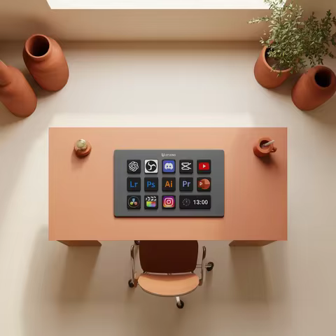 Ulanzi D200H Deck Dock AI-Powered Office Streaming Controller for Computer Fill Light for Intelligen