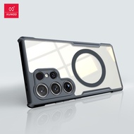 XUNDD Case For Samsung GalaxyS24 Ultra Galaxy S25 Shockproof TPU Rubber Edge Magnetic Charging