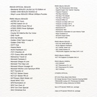 STOCK CLEARANCE KPOP BLACKPINK GOLDEN CHILD WAYV ASTRO ATEEZ BTS CRAVITY DKB EXO GOT7 HWASA IKON ITZ