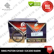MESIN Piston Standard STD Piston AssyRing Kit PistonRing Set Gx160 Gx200 Gx220 Gx240 GX390 Gx420 Gx4