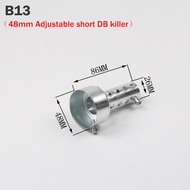 Universal Motorcycle 35mm 42mm 45mm 48mm 60mm DB Killer Exhaust Can Muffler Insert Baffle DB Killer 