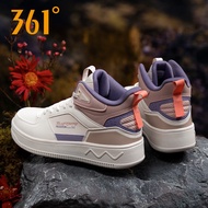 361 Women's Shoes Sports Shoes High-Top Sneakers Women 2023 Spring New Style Shoes 361 Degree Spring