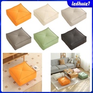 [Lzdhuiz1] Floor Pillow Outdoor Patio Cushion Square Chair Seat Pad Japanese Floor Cushion