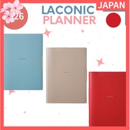 LACONIC 2026 B6 Weekly Planner ToiToiToi - Beige, Red, Blue Gray (Starts September 2025)【Direct from