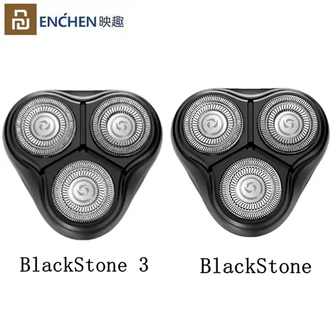 100% Original Shaver Head for Enchen BlackStone / BlackStone 3 Electric Shavers Dual-layer Blade Ste