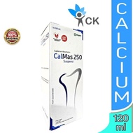 CALMAS 250 / 400 SYRUP 120 ML / TABLET HISAP BOX suplemen kalsium dan