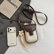Small Flower Ornaments Flip Phone Small Satchel