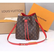 LV NEONOE Presbyopic Medium Drawstring Bucket Bag Shoulder Crossbody Handbag