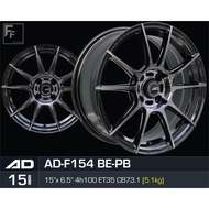 AD 15 inch 6.5JJ 4X100 ET35 CAR SPORT RIMS WHEELS ADF154