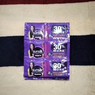 12pcs (1DOZEN) SUNSILK VIOLET TWIN PACK SACHET Expert Perfect Straight Shampoo