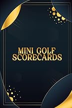 Mini Golf Scorecards: 120 Score Sheets for Mini Golf Enthusiasts – A Convenient 6" x 9" Scorekeeping