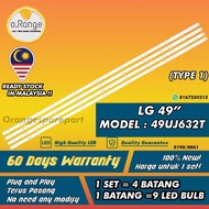 49UJ632T LG 49" LED TV BACKLIGHT(LAMPU TV) LG 49 INCH LED TV BACKLIGHT 49UJ632