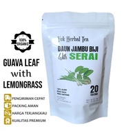 Guava LEAF tea+LEMONGRASS/GUAVA LEAF with LEMONGRASS tea (20 tea bag)